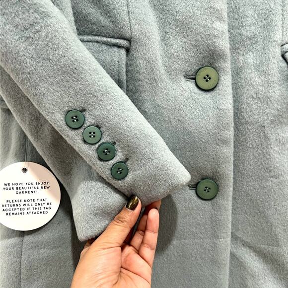 NWT NEW STAUD Sanza Wool Blend Coat - Picture 4 of 9